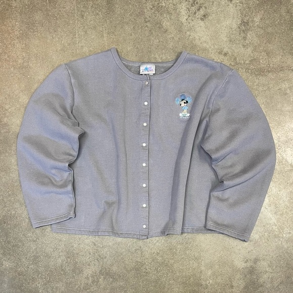 Walt Disney World Disneyland Resort Embroidered Sweater Cardigan - Picture 1 of 9